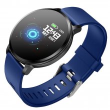 T8 1.3 inch Full Touch Screen Heart Rate Blood Pressure Oxygen Monitor Temperature Measurement Smart Watch COD