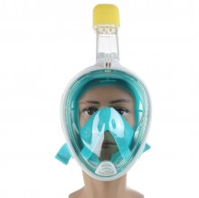 Full Face Snorkel Mask 180° Panoramic Viewing Anti Fog Anti Leak Diving Mask Outdoor Water Sport COD
