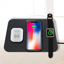 Bakeey 10W 7.5W 4 in1 Foldable Wireless Charger Dock Station Stand for Mobile Phone COD
