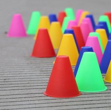 Training Marking Cones Slalom Skate Pile Cup-Random Color COD
