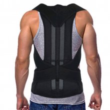 Adjustable Back Support Belt Back Posture Corrector Shoulder Lumbar Spine Support Back Protector COD