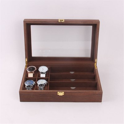 Woden Watch Boxes Necklace Jewelry Watch Display Box COD