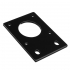 NEMA17 42 Stepper Motor Black/Silver Fixed Bracket Mounting Plate for 3D Printer Motor 2020 Profile Parts COD