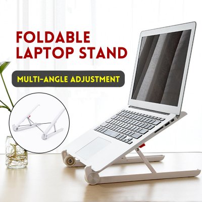 Portable Desktop Foldable Height Adjustable Notebook Stand Heat Dissipation For Notebook MacBook 11.0-17.0 Inches COD