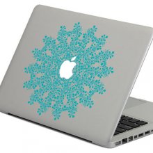 PAG Flower Ring Decorative Laptop Decal Removable Bubble Free Self-adhesive Skin Sticker COD