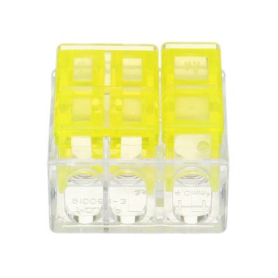 3Pin 1 Way Series Wire Connector Flame Retardant Terminal Block Electric Cable Terminal COD