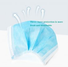 50pcs Face Mouth Masks Fast delivery Hot Sale 3-layer Mask Non Woven Disposable Anti-Dust Masks Earloops Masks COD