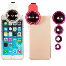 9 in 1 Clip-on Phone Selfie Speedlite 8 LED Flashlight Lamp Wide Angle Fish Eyes Lens Fill Lights COD