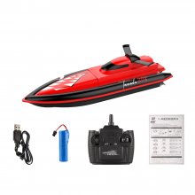 808 Shark High Speed 2.4Ghz Remote Control RC Boat with Dual Motor 25km/h COD