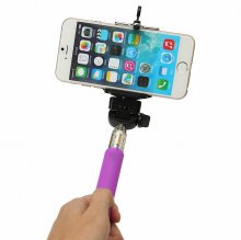 Extendable Handheld Selfie Stick Monopod with Clip for Smartphone COD
