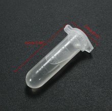 2ml Test Tube Centrifuge Vial Clear Plastic with Snap Cap for Lab Laboratory COD