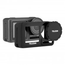 TELESIN OA-BHT001 Protective Frame Shell Case Lens Cap with Strap for GoPro Hero 7 6 5 Black Sports Action Camera COD