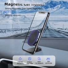 USLION Strong Magnetic One-hand Operation Car Holder for iPhone 14 13 12 2022 Pro Max Support Wireless Charging COD