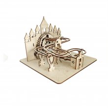 LXG-19 Castle Ball 3D Wooden Puzzle DIY Assembly Three-dimensional Jigsaw Puzzle Toy Set COD