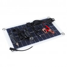 30W 12V Solar Panel Monocrystalline Silicon Battery Charger Trickle Portable For Car Van Boat Caravan Camper COD