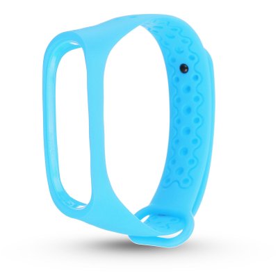 Colorful Ripple Pattern Venting Hole Watch Band Watch Strap Replacement for Xiaomi Miband 4 COD