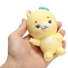 Squishy Yellow Goat Jumbo 10cm Slow Rising With Packaging Animals Collection Gift Decor Toy COD