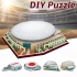 3D Puzzle Paper DIY Assembled Model 5 Kinds Of Basketball Courts For Children Toys COD