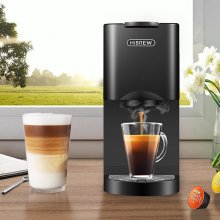 HiBREW 3&4 in 1 multiple capsule expresso machine for Dolce gusto ESEpod powder coffee maker stainless steel body COD