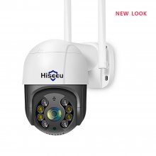 Hiseeu 3MP/5MP PTZ IP Camera Outdoor Security AI Human Detection H.265X Wireless WiFi Video Surveillance Cameras iCsee P2P COD