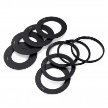 10 in 1 Lens Filter Adapter Holder with 49/52/55/58/62/67/72/77/88mm Lens Adapter Ring COD