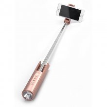Portable 4 In 1 LED Flashlight bluetooth Speaker Selfie Stick With Power Bank Support TF Card for Sport Phone COD