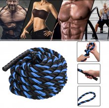 Power Guidance Battle Rope 25/38 MM Wide Polyester 9M/12M/15M/ Long Exercise Vibration Ropes Gym Muscle Building Ropes COD