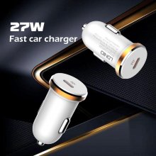 LDNIO C22Q PD27W 1-Port USB PD Car Charger Adapter 27W USB-C Fast Charging for iPhone 15 14 13 for Huawei Mate60 Pro for Samsung Galaxy Z Flip 4 for Xiaomi 13pro