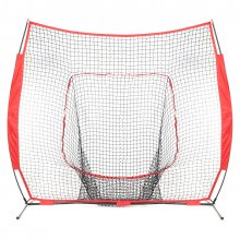Folding Baseball Net Baseball Practice Cage Portable Sport Hitting Net Outdoor Garden with Storage Bag COD