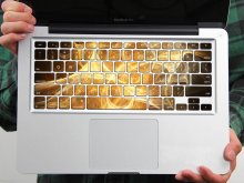 PAG Flowing Dazzling Cloud PVC Keyboard Bubble Free Self-adhesive Decal For Macbook Pro 13 15 Inch COD
