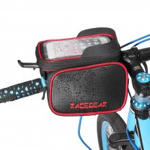 6.2" Mobile Phone Bicycle Front Bag Frame Case Tube Touch Screen Bilateral Bag COD