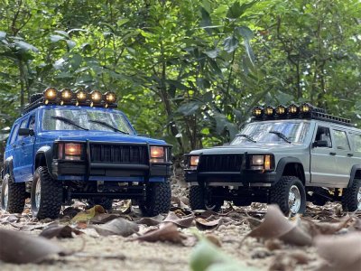 MNRC MN78 Waterproof Cherokee RTR 1/12 2.4G 4WD RC Car Rock Crawler LED Lights Off-Road Truck Full Proportional Vehicles Models COD