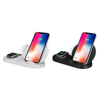 5 In 1 Qi Wireless Charger Watch Charger Earphone Charger With Power Supply For iPhone 13 13 Mini Apple Watch Series 7 Apple AirPods Pro COD