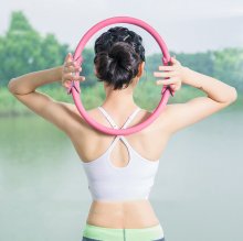 38CM Dual Grip Pilates Ring Circle Body Shaping Sport Fitness Exercise Yoga Kit Set COD