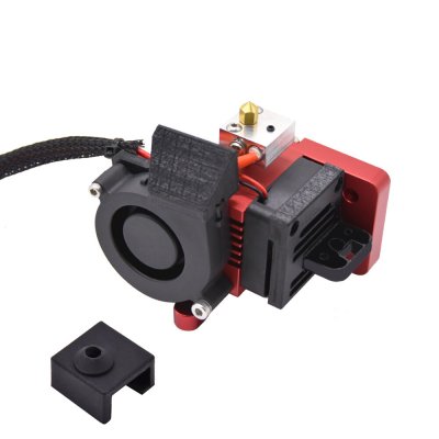 Creativity 12V/24V MK8 Upgrade Direct Drive Hotend Kit with Pulley Turbo Fan Extruder For Ender-3 CR-10S CR10S/PRO Anet A8 COD