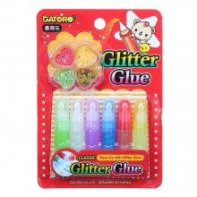 6PCS DIY Slime Jelly Glitter Glue Pen Painting Kit Gift Collection Packaging COD