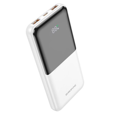 BOROFONE BJ36 22.5W 37Wh 10000mAh Power Bank External Battery Power Supply with Dual 22.5W USB-A+20W USB-C Fast Charging for iPhone 12 13 14 14 Pro for Huawei Mate50 for Samsung Galaxy S23 for Redmi K