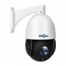 Hiseeu 5mp 30X Optical Zoom PTZ IP POE Security Surveillance Camera CCTV 2-Way Audio Record Outdoor Street Motion Detection Waterproof COD