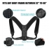 Adjustable Back Support Invisible Shoulder Posture Corrector Unisex Spine Neck Health Correction Belt for Home Office Sport COD