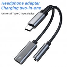 USB Type C to 3.5mm Jack Aux Audio Earphone Adapter PD 60W Fast Charging Usb-C OTG Converter for Huawei for Samsung S21 Ultra Xiaomi COD