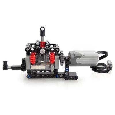 Building Blocks with Motor Compatible with Manual Gearbox 4-Speed Shifting Structure Fun Puzzle Games Toy for Assembling MOC-103739 COD