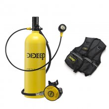 DIDEEP X5000Pro 2L Air Oxygen Bottle Lightweight and Portable Diving Equipment Underwater Rebreather COD