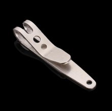 EDC Tool Mini Clip Flashlight Clip Money Cash Holder Key Chain Clip COD