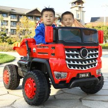 788-A 4WD 2 Seater Ride On for Kids Electric Car 390 Motor Plus 12.10 Battery Powered Four-wheel Drive Engineering Vehicle Ride On Toy Cars COD
