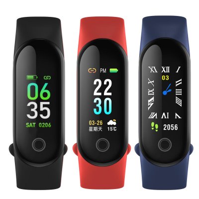 Bakeey M30 Color Display Anti-lost Design Smart Watch Real Time Blood Pressure Monitor Wristband COD