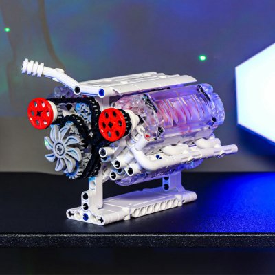 Mini Engine Building Set Car V6 Motor Model Toy Adult Boy Kids Children Gifts COD
