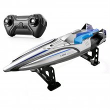 4DRC S1 2.4G 4CH RC Boat Fast High Speed Water Model Remote Control Toys RTR Pools Lakes Racing Kids Children Gift COD