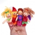 Christmas 7 Types Family Finger Puppets Set Soft Cloth Doll For Kids Childrens Gift Plush Toys COD