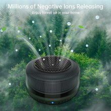 Small Aroma Diffuser Car Air Purifier HEPA Filter Car Air Fresheners 60 Seconds Remove Smoke Ozone Deodorant For Car/Office/Home COD