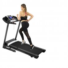 [USA Direct] Bominfit JK8801F Folding Treadmill 3.5HP Power Motor 12km/h Max Speed 120kg Weight Capacity bluetooth Music LED Display Installation-free Running Fitness for Home Gym Workouts